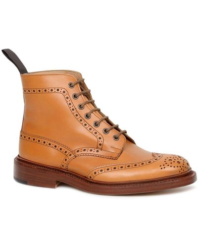 Tricker's Stow 5634/2 Derby Brogue Boots - Brown