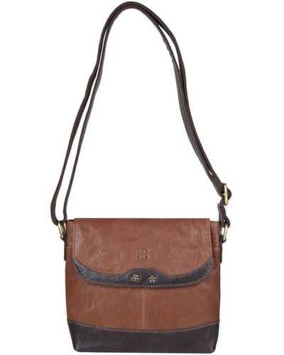 Lakeland Leather Hartsop Medium Messenger Bag - Brown