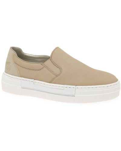 Rieker Bewitched Slip On Shoes - Natural