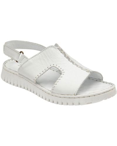 Lotus Astrid Sandals - White