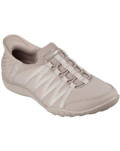 Skechers Breathe-easy Roll-with-me Trainers - Grey