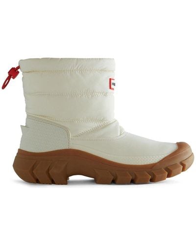 HUNTER Intrepid Short Snow Boots Size: 3 - Green