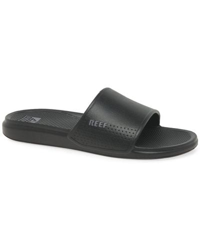 Reef Oasis Slide Sandals - Black