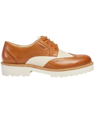 Pod Kortney Lace Up Brogues - Brown