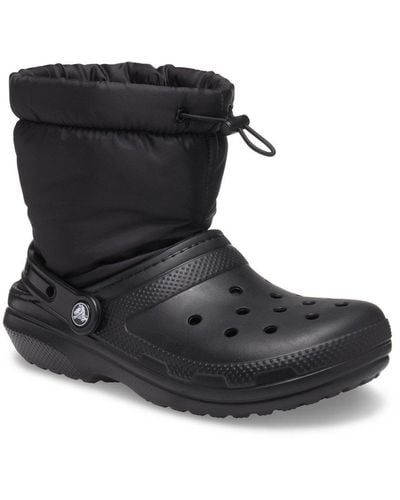 Crocs™ Classic Lined Neo Puff Boots - Black