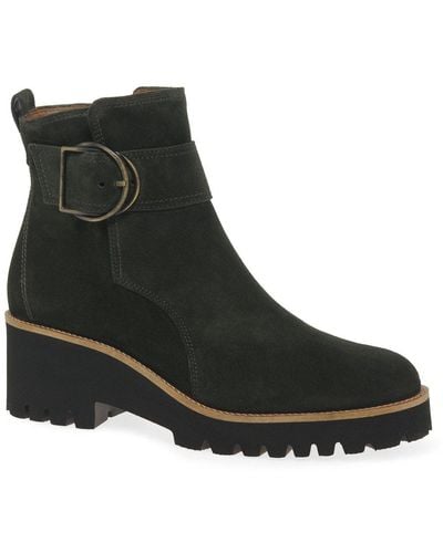 Paul Green Mia Ankle Boots - Black
