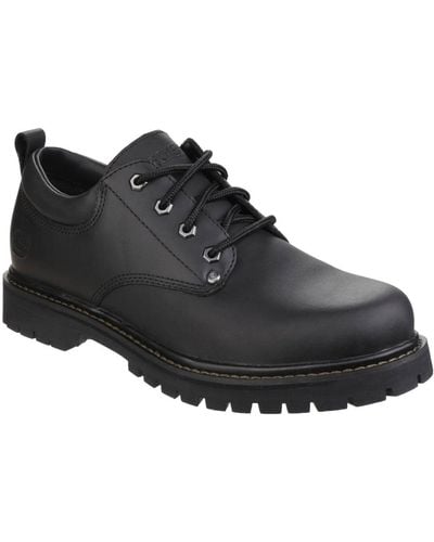 Skechers Tom Cats Lace Up Shoes - Black