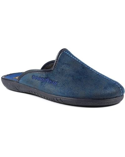 Goodyear Tees Slippers - Blue