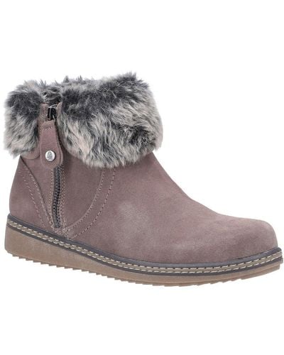 Hush Puppies Penny Ankle Boots - Grey