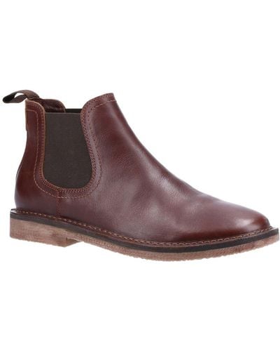 Hush Puppies Shaun Chelsea Boots Size: 6, - Brown