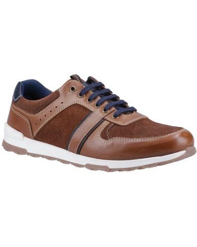 Hush Puppies Christopher Trainers - Brown