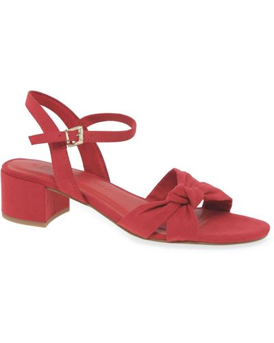Marco Tozzi Marianne Sandals - Red