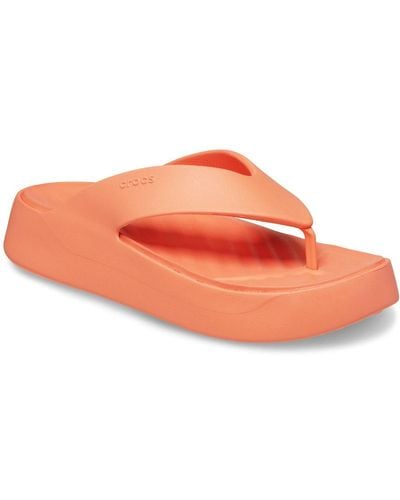 Crocs™ Getaway Platform Flip Sandals - Orange