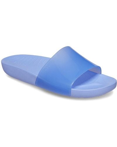 Crocs™ Splash Glossy Slides - Blue
