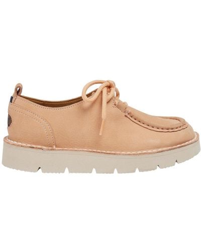 Pod Dusty Lace Up Moccasins - Natural