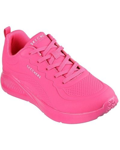 Skechers Uno Lite Lighter One Trainers Size: 3 - Pink