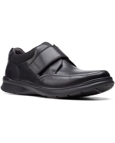 Clarks Cotrell Strap Casual Shoes - Black