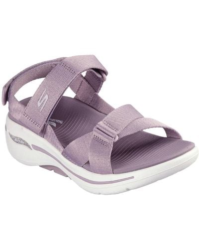 Skechers Ske Dsv Go Walk Arch Fit Sandal Attract Sandal - Purple
