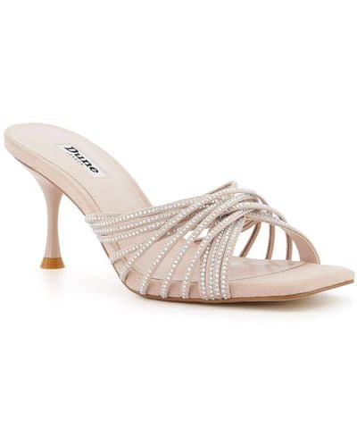 Dune Marquee Heeled Sandals - White
