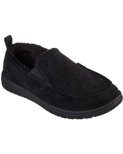 Skechers Relaxed Fit: Melson Willmore Slippers - Black