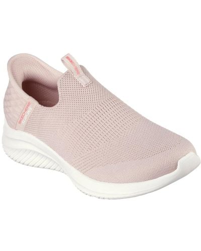 Skechers Ultra Flex 3.0 Cozy Streak Sneakers - Pink