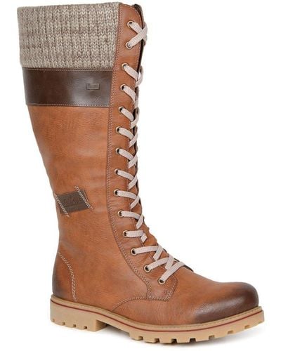 Rieker Million Casual Long Boots - Brown