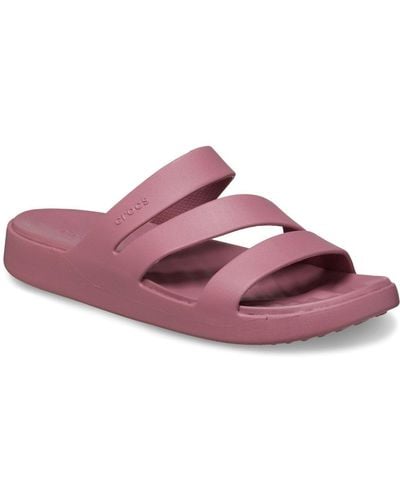 Crocs™ Getaway Strappy Mule Sandals - Purple