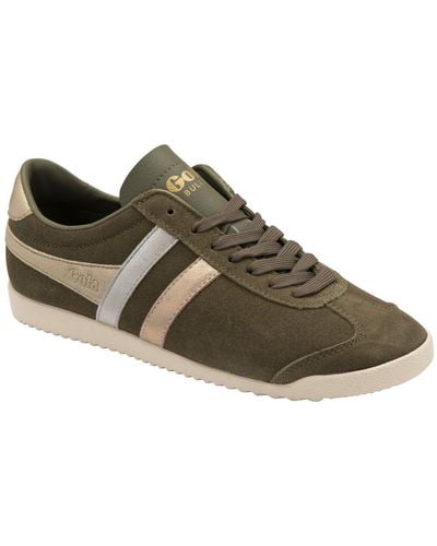 Gola Bullet Mirror Trident Trainers - Brown