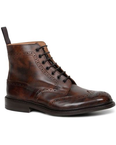 Tricker's Stow 5634 Derby Brogue Boots - Brown