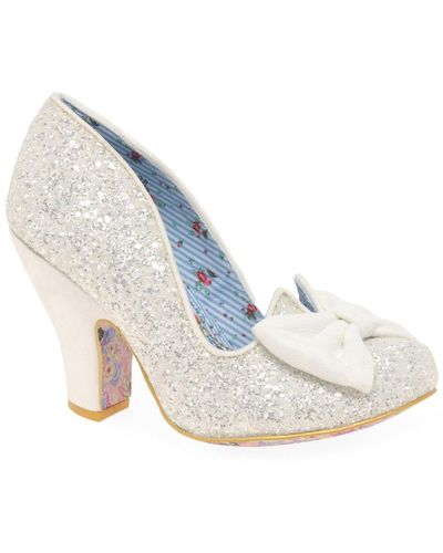 Irregular Choice Nick Of Time Wide Fit Court Shoes - Blue