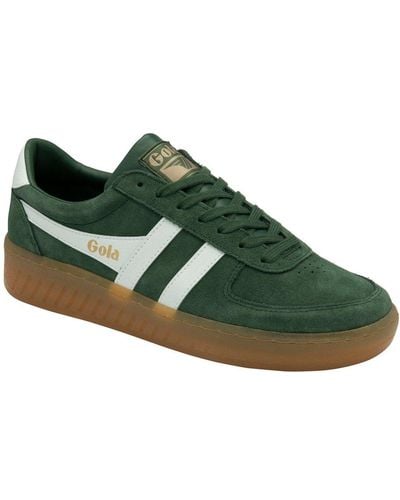 Gola Grandslam Suede Trainers Size: 8 - Green