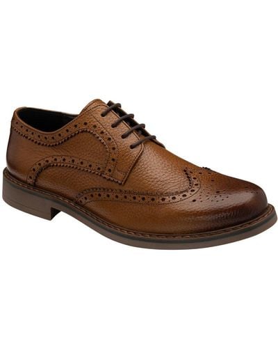 Frank Wright Moore Brogues - Brown