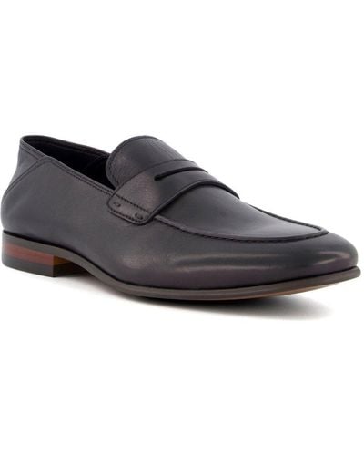Dune Sync Penny Loafers - Black