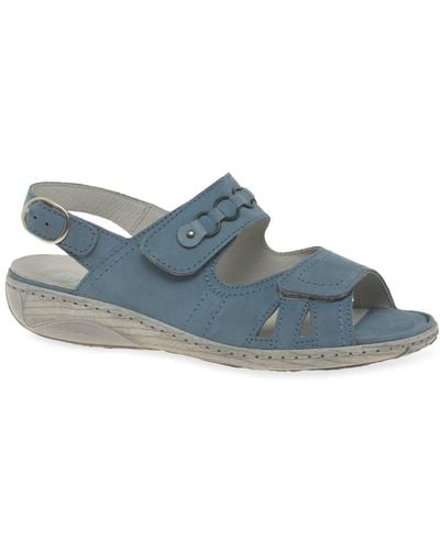 Waldläufer Garda Sandals - Blue