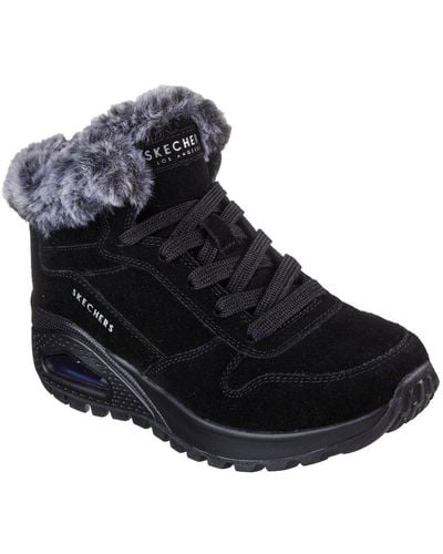 Skechers Uno Rugged Wintriness Trainers - Black