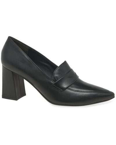 Paul Green Livia High Cut Court Shoes - Black