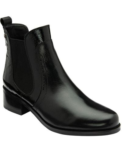 Lotus Murphy Ankle Boots - Black