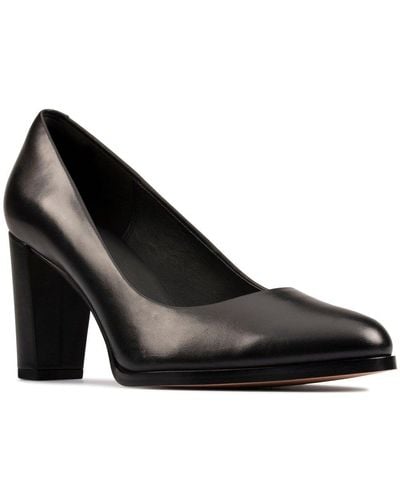 Clarks Kaylin Cara 2 Court Shoes - Black