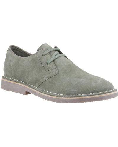 Hush Puppies Scout Lace Up Shoes - Grey