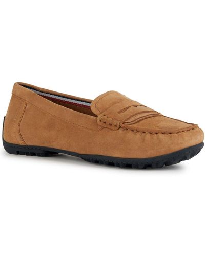 Geox D Kosmopolis Moccasins - Brown