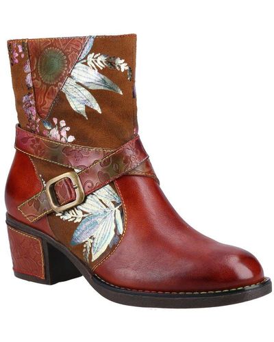 Riva Aisha Ankle Boots - Brown