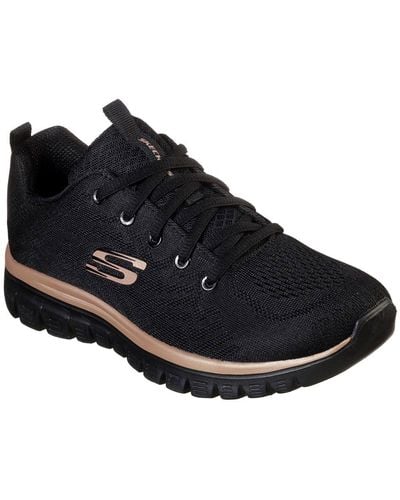 Skechers Graceful Get Connected Trainers - Black