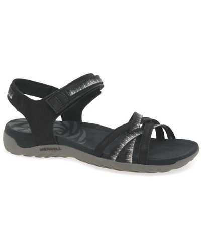 Merrell Terran 3 Cush Cross Sandals - Black