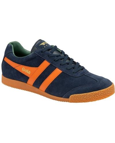 Gola Harrier Suede Casual Sneakers - Blue