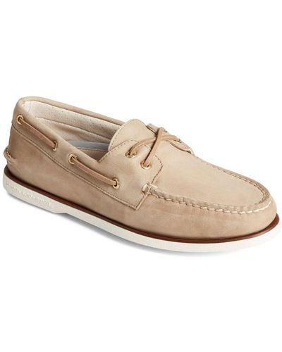Sperry Top-Sider Gold A/o 2-eye Boat Shoes - White
