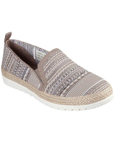 Skechers Bobs Flexpadrille 3.0 Island Mule Espadrilles Size: 3 - Grey