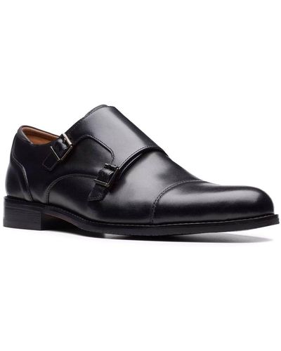 Clarks Craftarlo Monk Formal Shoes - Black