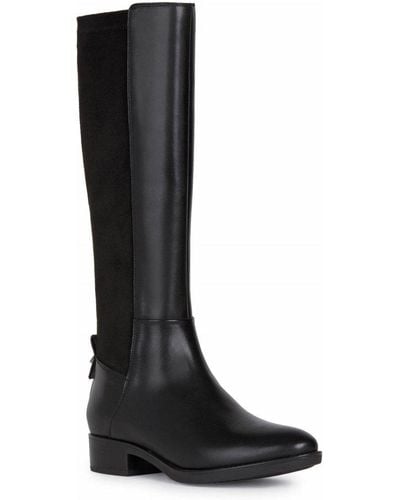 Geox D Felicity D Knee High Boots - Black