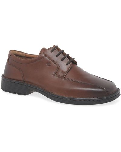 Josef Seibel Burgess Leather Lace Up Smart Shoes - Brown