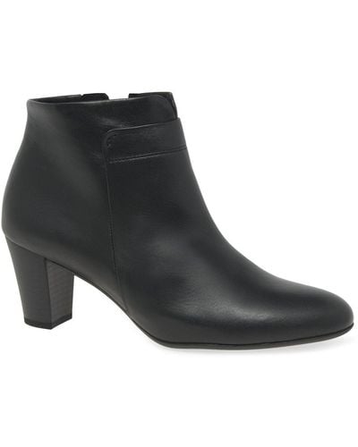Gabor Matlock Ankle Boots - Black